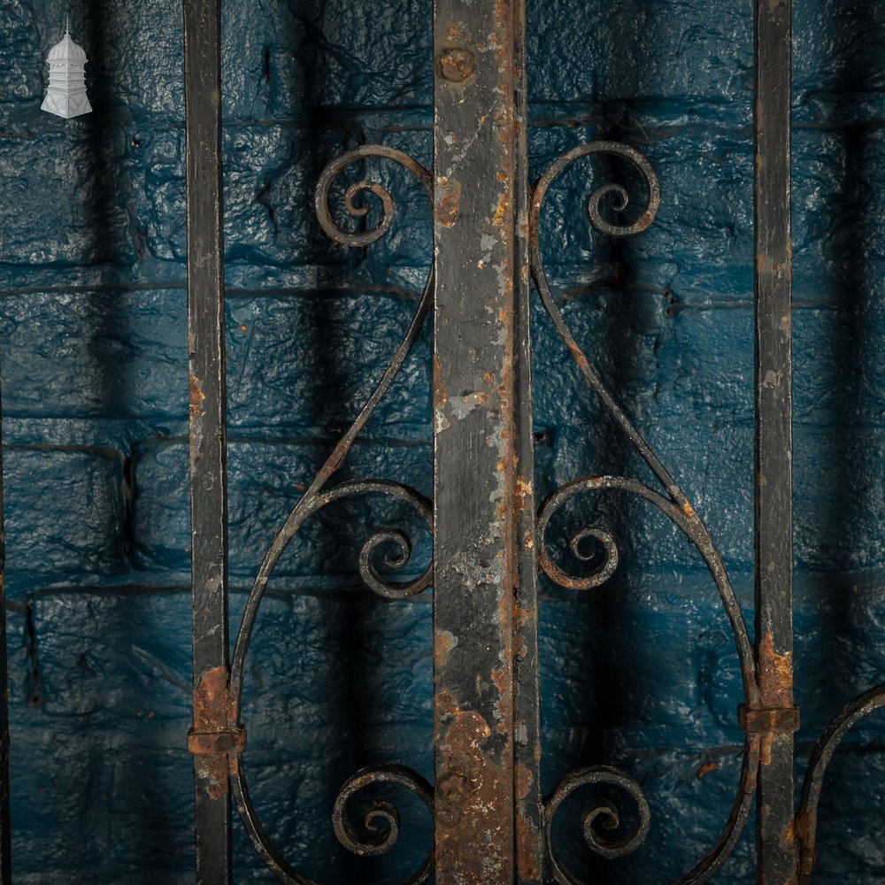 Driveway Gates, Sweeping Arched Wrought Iron