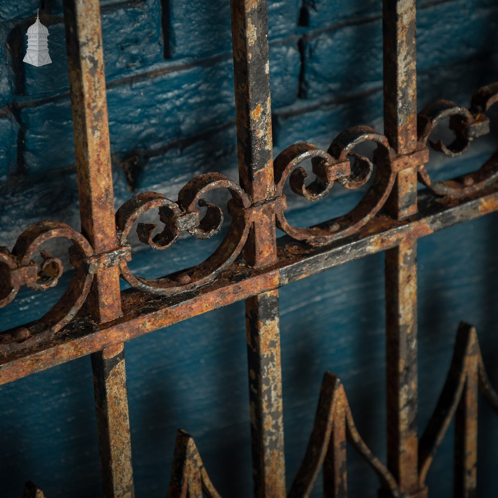 Driveway Gates, Sweeping Arched Wrought Iron