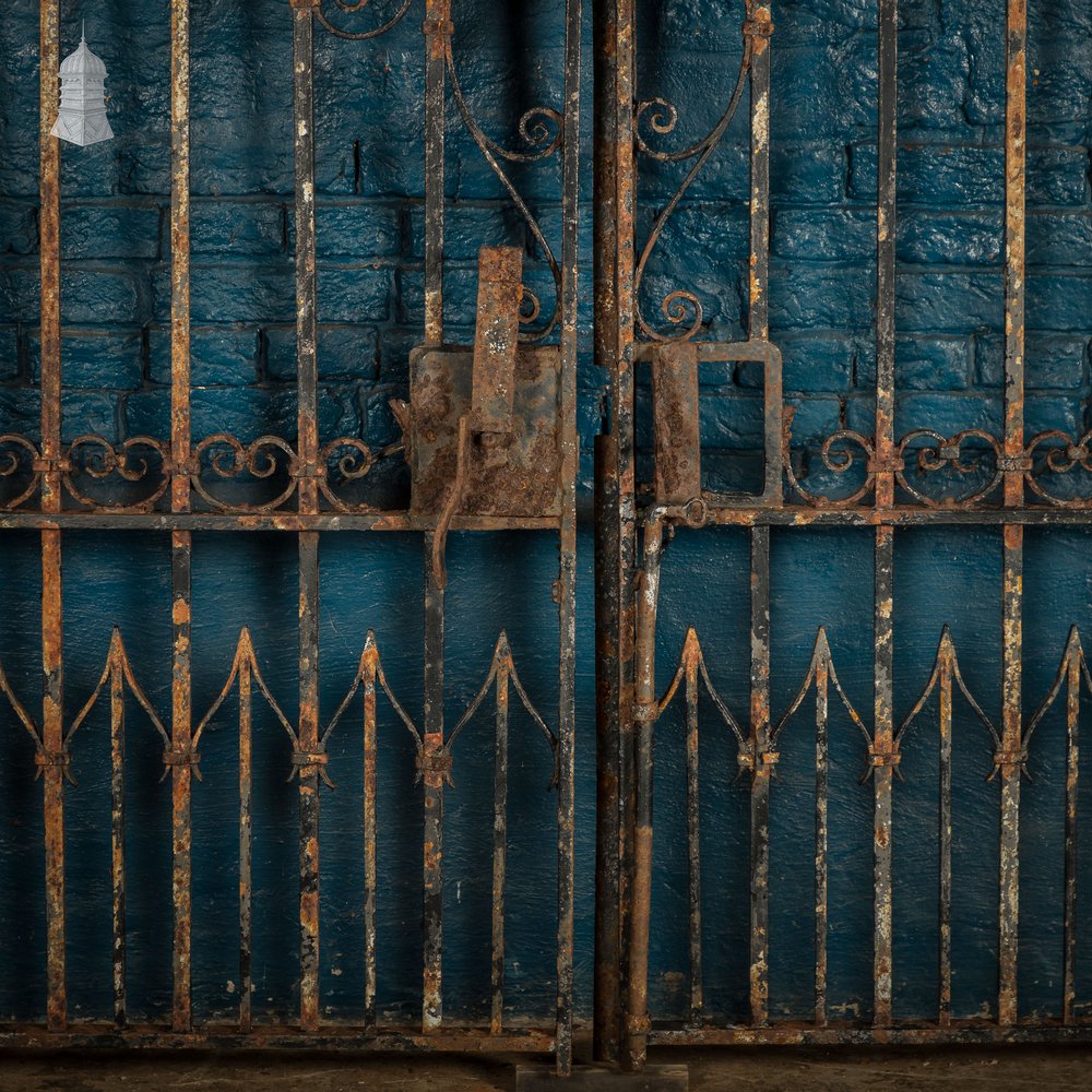 Driveway Gates, Sweeping Arched Wrought Iron
