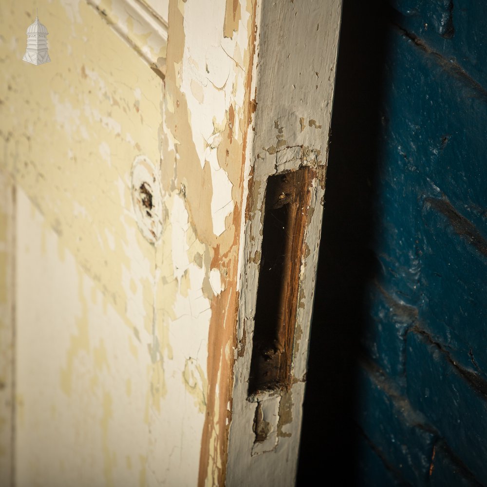 6 Panel Door, Six Moulded Panels, Distressed Paint