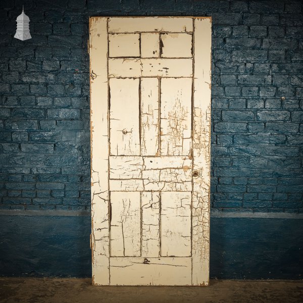 6 Panel Door, Distressed Paint