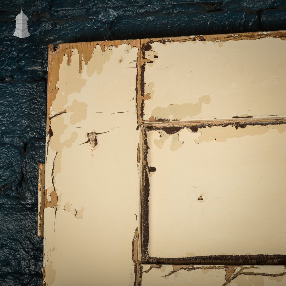 6 Panel Door, Distressed Paint