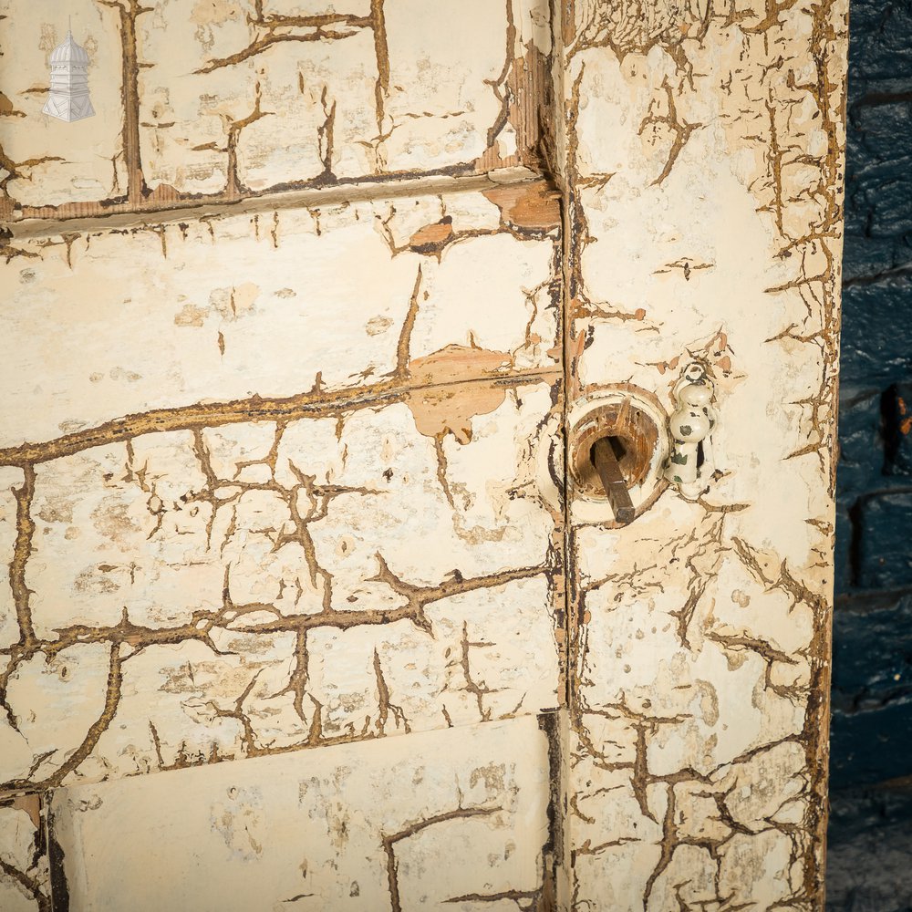 6 Panel Door, Distressed Paint