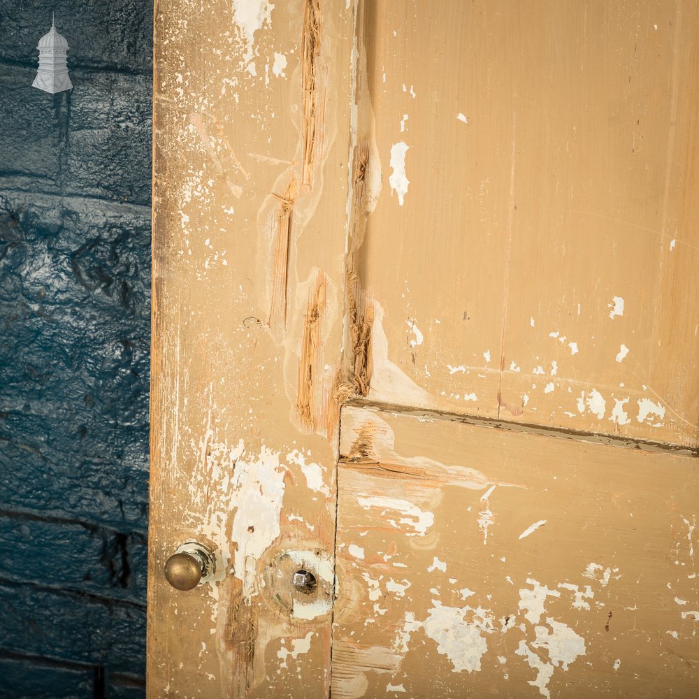 6 Panel Door, Distressed Paint