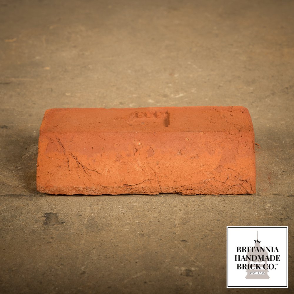 2" Plinth Stretcher Handmade Red Brick, Period Style Plinth Bricks