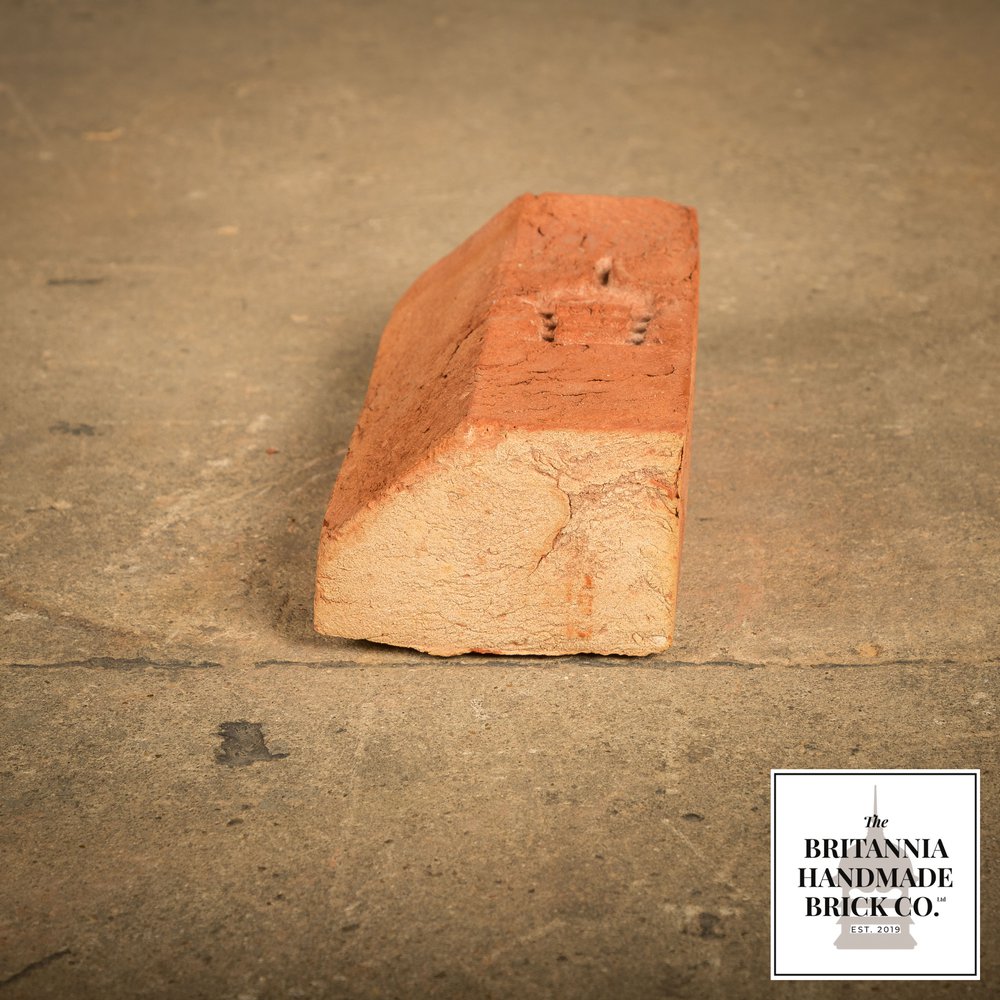 3" Plinth Stretcher Handmade Red Brick, Period Style Plinth Bricks