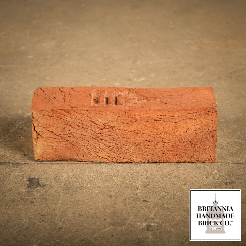 3" Plinth Stretcher Handmade Red Brick, Period Style Plinth Bricks
