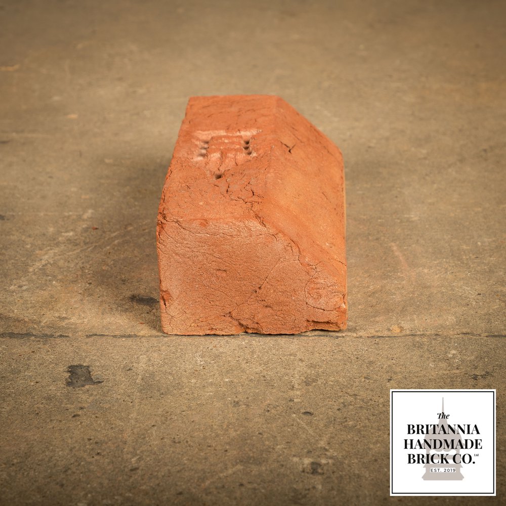 3" Plinth Stretcher Handmade Red Brick, Period Style Plinth Bricks