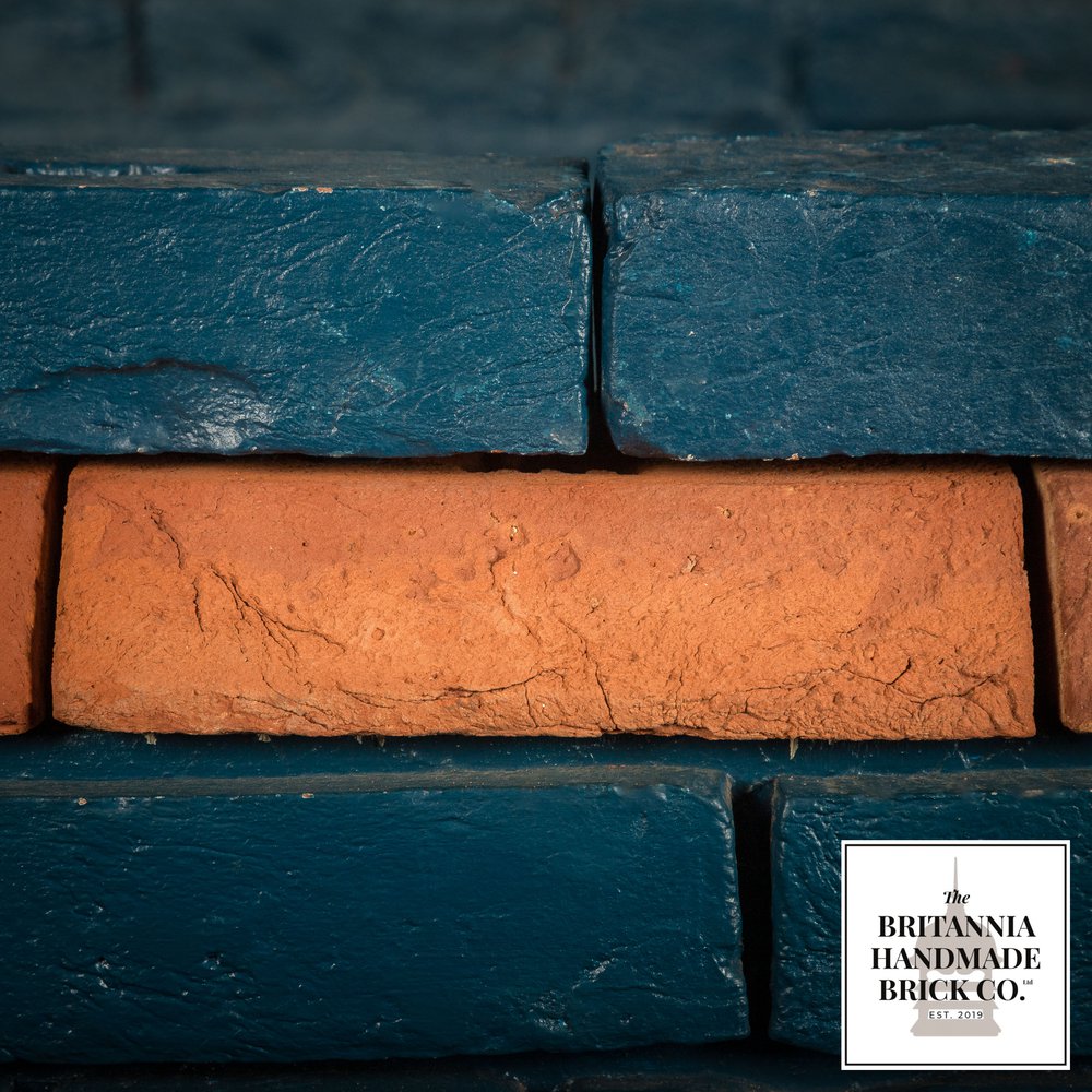 2" Plinth Stretcher Handmade Red Brick, Period Style Plinth Bricks