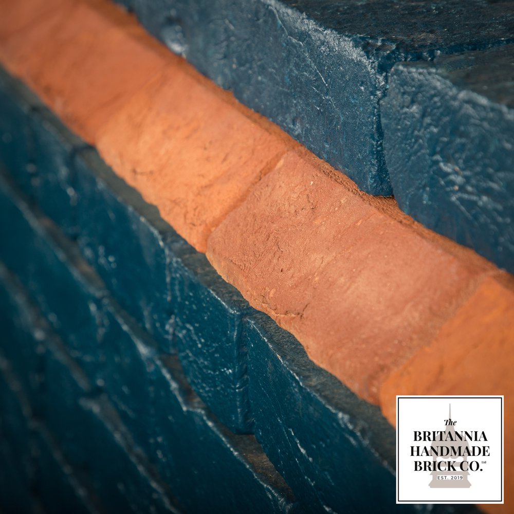 2" Plinth Stretcher Handmade Red Brick, Period Style Plinth Bricks