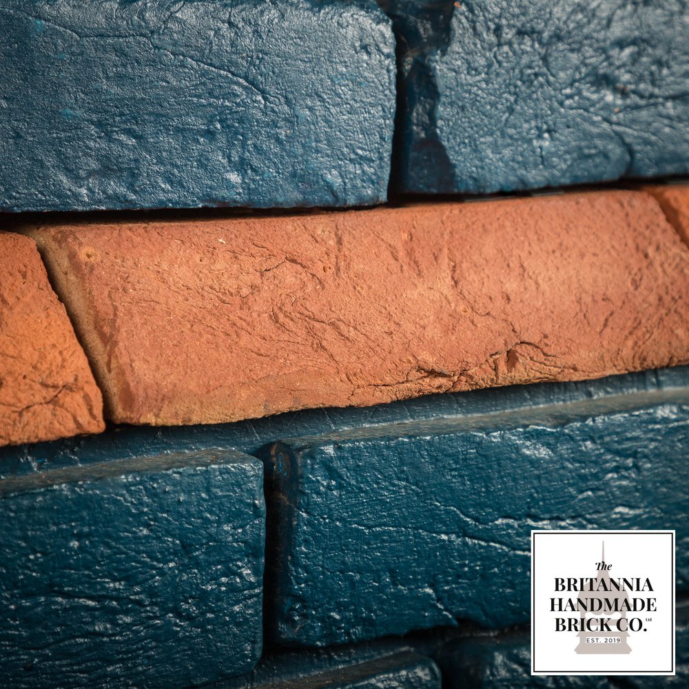 2" Plinth Stretcher Handmade Red Brick, Period Style Plinth Bricks