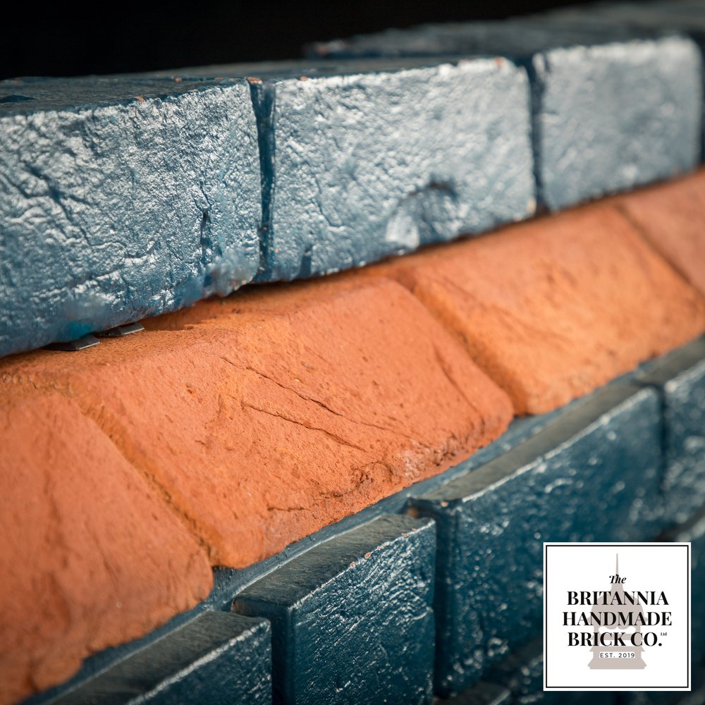 2" Plinth Stretcher Handmade Red Brick, Period Style Plinth Bricks