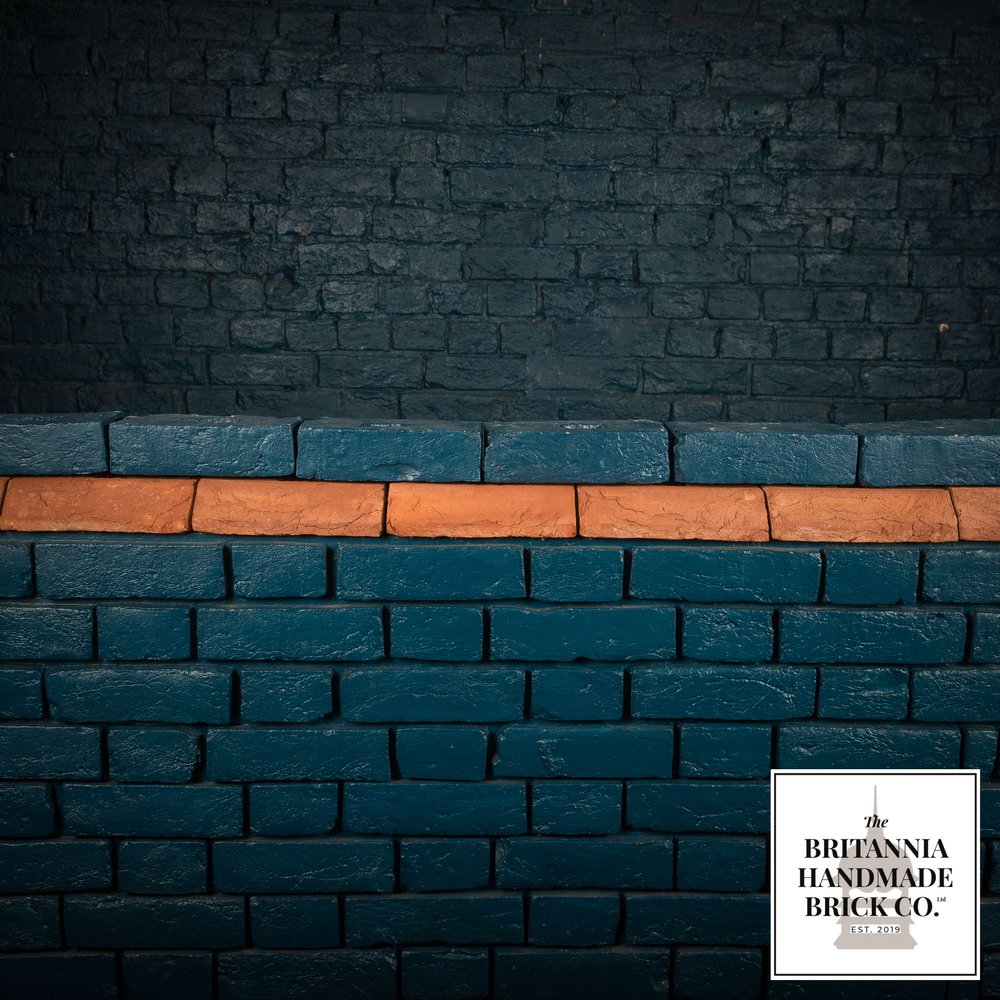 2 1/4" Plinth Stretcher Handmade Red Brick, Period Style Plinth Bricks