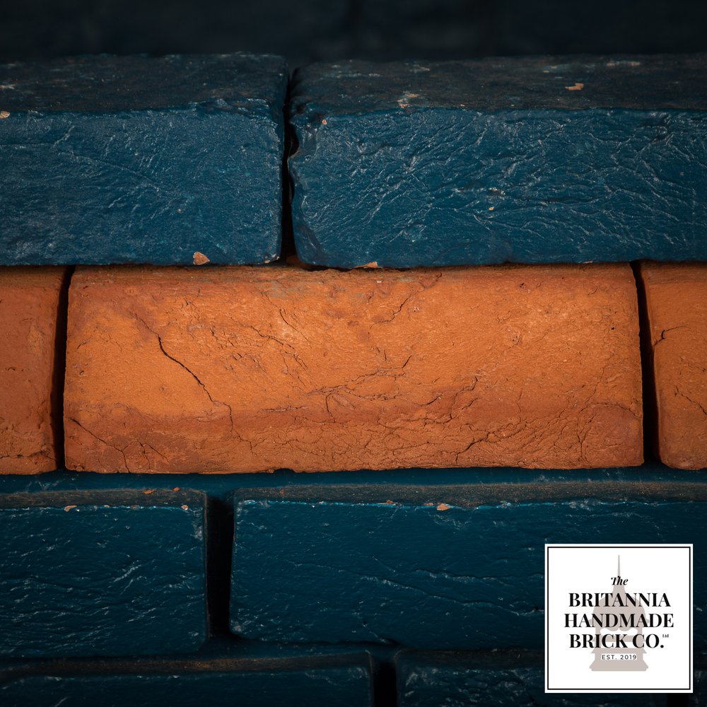 2 3/4" Plinth Stretcher Handmade Red Brick, Period Style Plinth Bricks