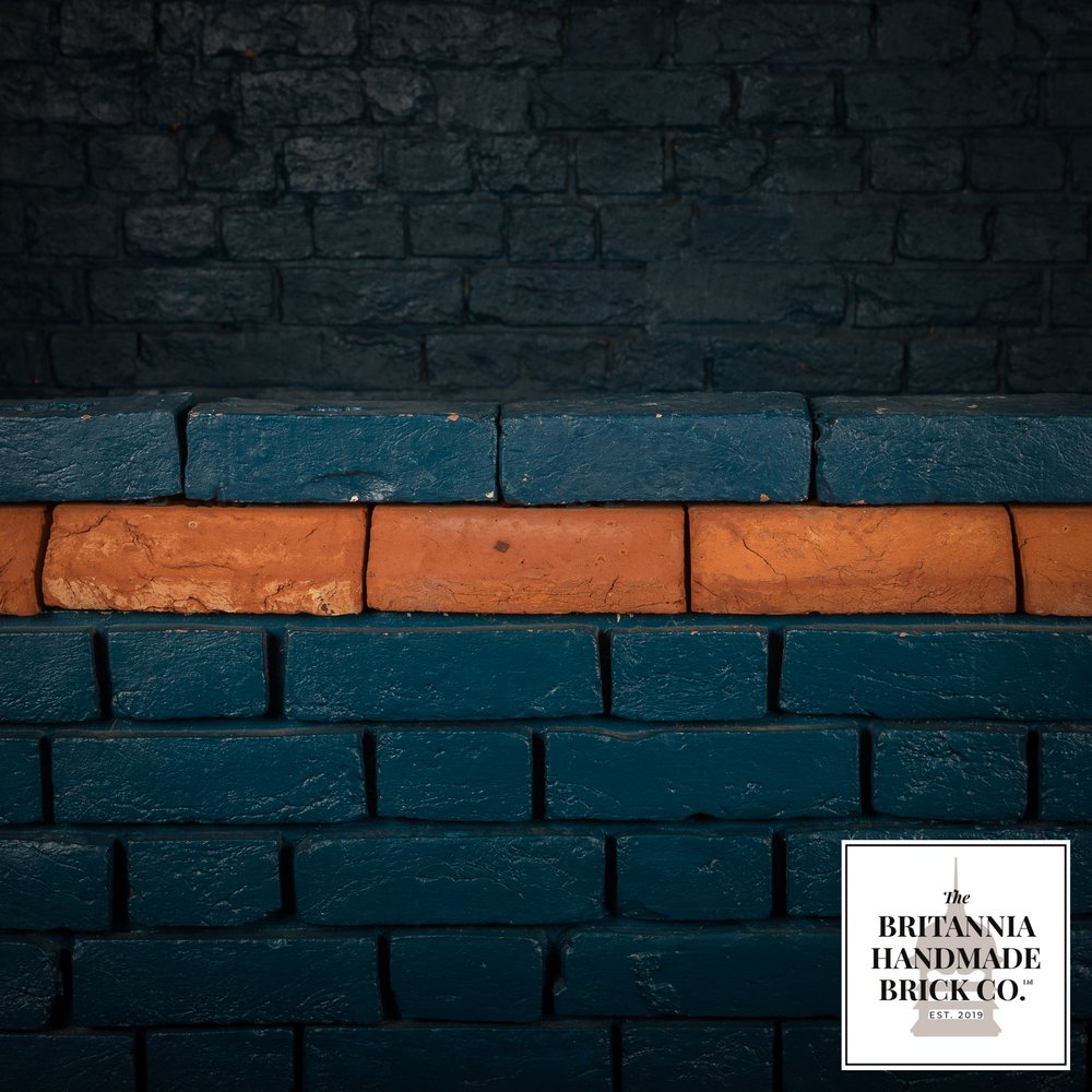 2 3/4" Plinth Stretcher Handmade Red Brick, Period Style Plinth Bricks