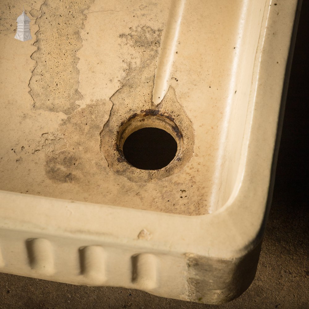 Cane Trough Sink, Shallow Fluted Planter.