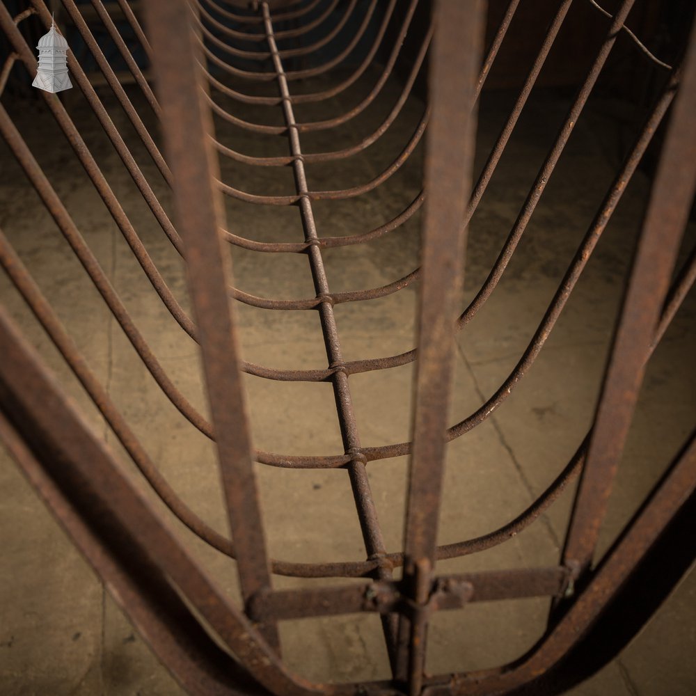 Iron Hay Rack, Large Bygone Animal Feeder