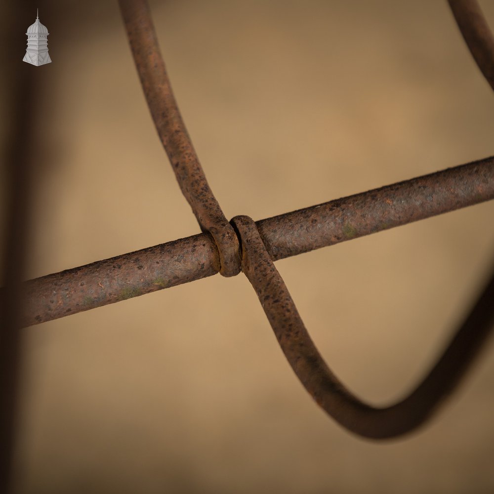 Iron Hay Rack, Large Bygone Animal Feeder