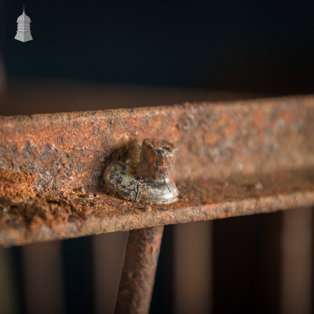 Iron Hay Rack, Large Bygone Animal Feeder