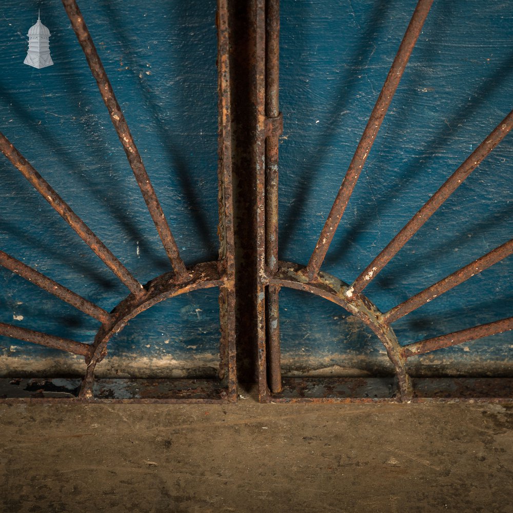 Sunburst Driveway Gates, Pair of Victorian Entrance Gates