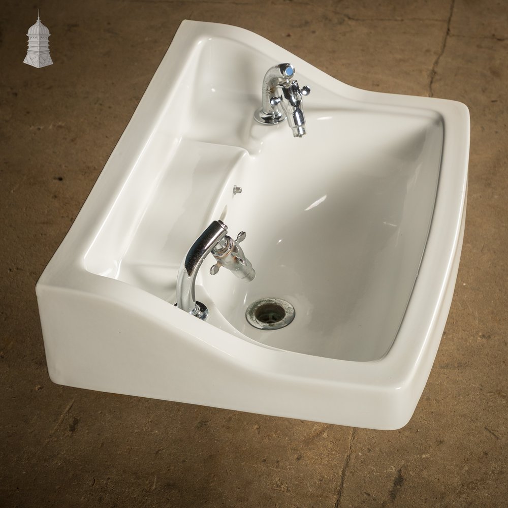 Wall-Mounted Basin by Johnson Bros. with Supataps