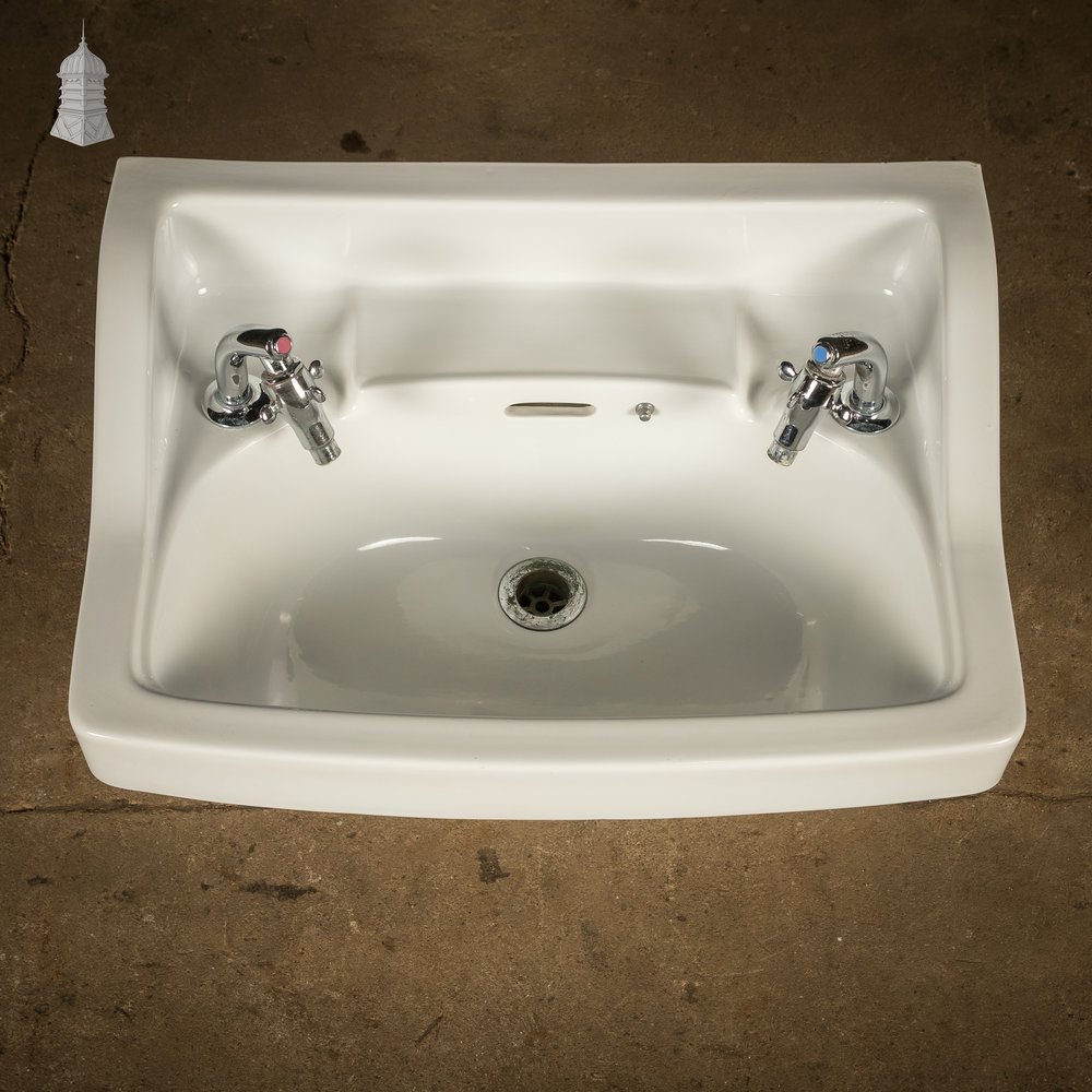 Wall-Mounted Basin by Johnson Bros. with Supataps