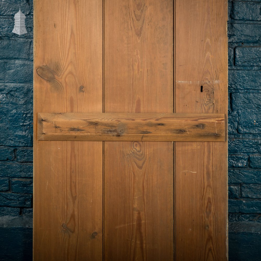 Plank & Ledge Door, Reclaimed with Distressed Green Paint
