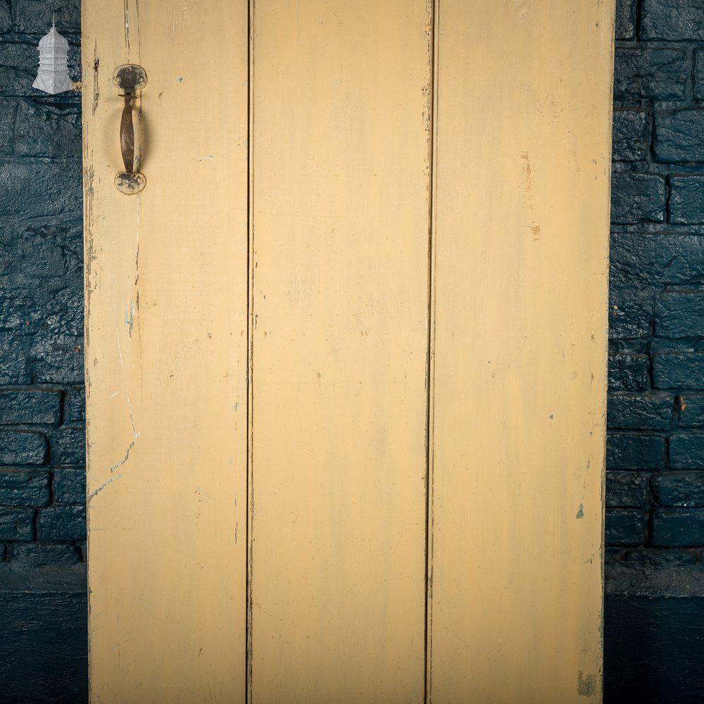 Reclaimed 3 Plank Door – Distressed Cream Paint