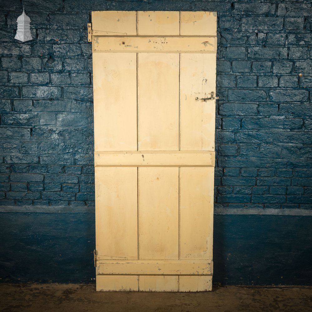 Reclaimed 3 Plank Door – Distressed Cream Paint
