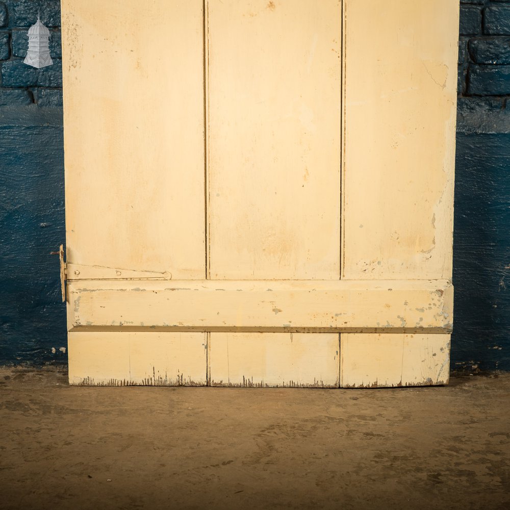 Reclaimed 3 Plank Door – Distressed Cream Paint