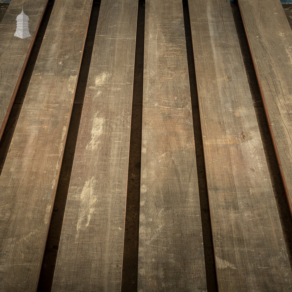 Wide Ekki Hardwood Boards 8” – 11.5” Widths with Square Cut Edges - Red Ironwood