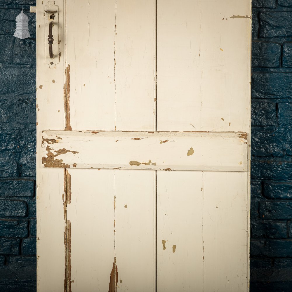 Ledged Plank Cottage Door, Reclaimed Distressed Paint