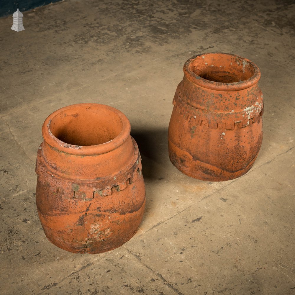 Terra Cotta Planter, Pair