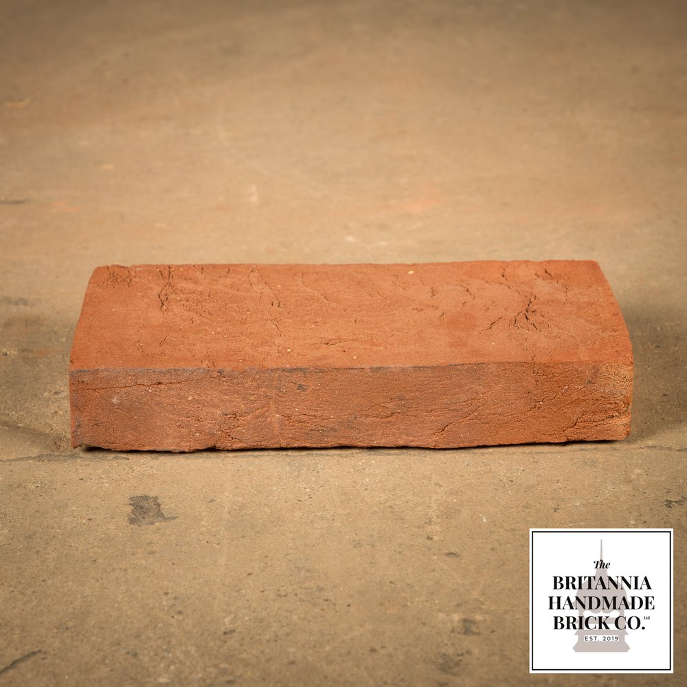 10 x 5" Handmade Red Floor Brick, 254 x 127 x 40mm