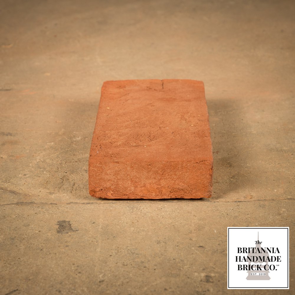 10 x 5" Handmade Red Floor Brick, 254 x 127 x 40mm