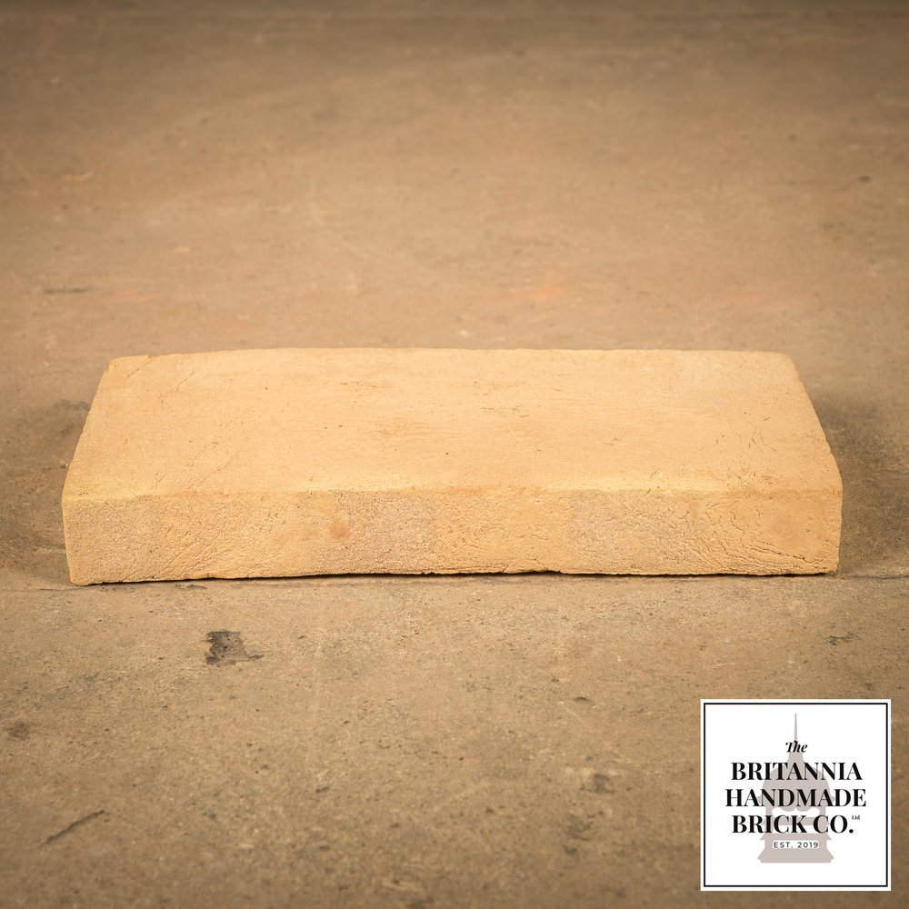 12 x 6" Buff Floor Brick, Period Style Handmade Paver