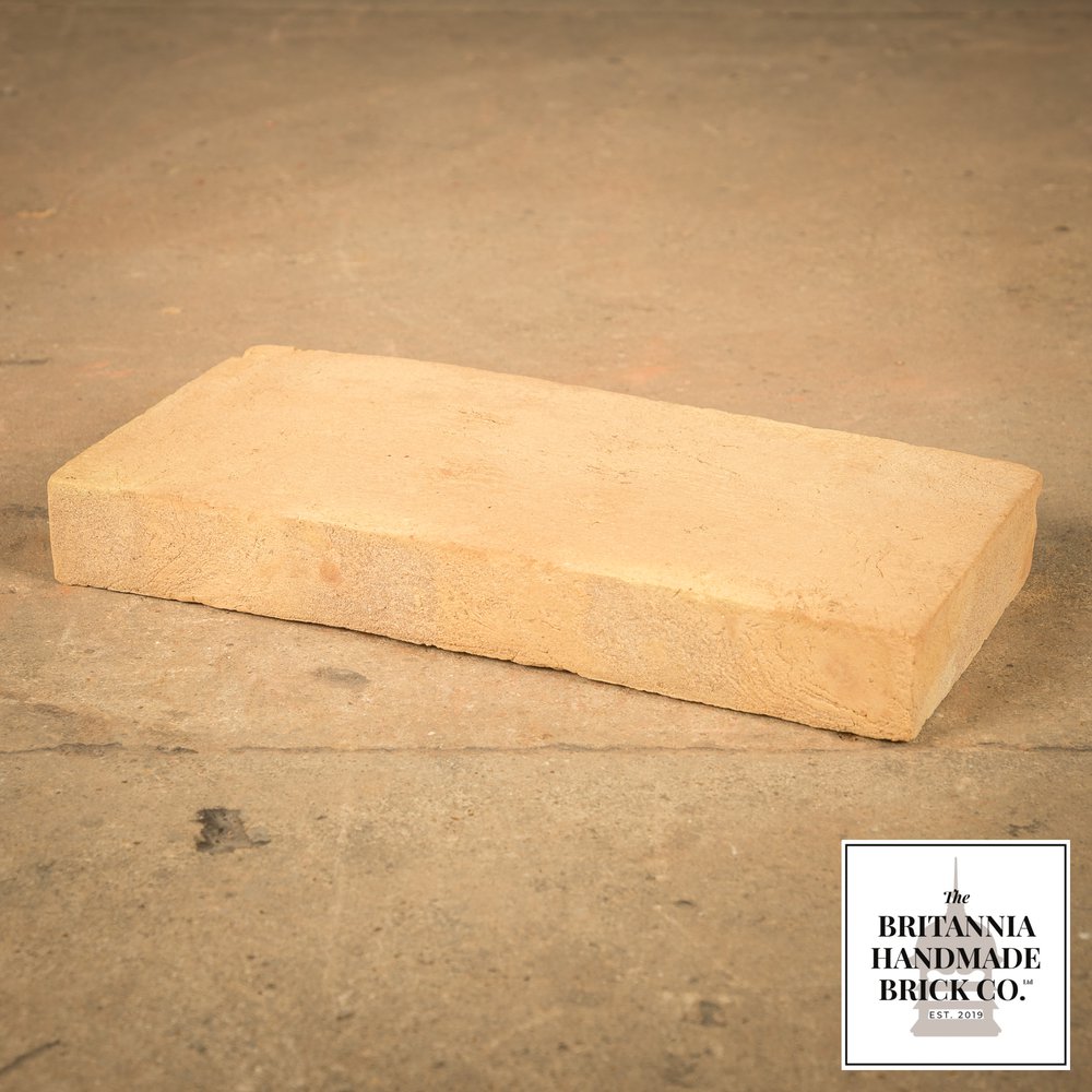 12 x 6" Buff Floor Brick, Period Style Handmade Paver