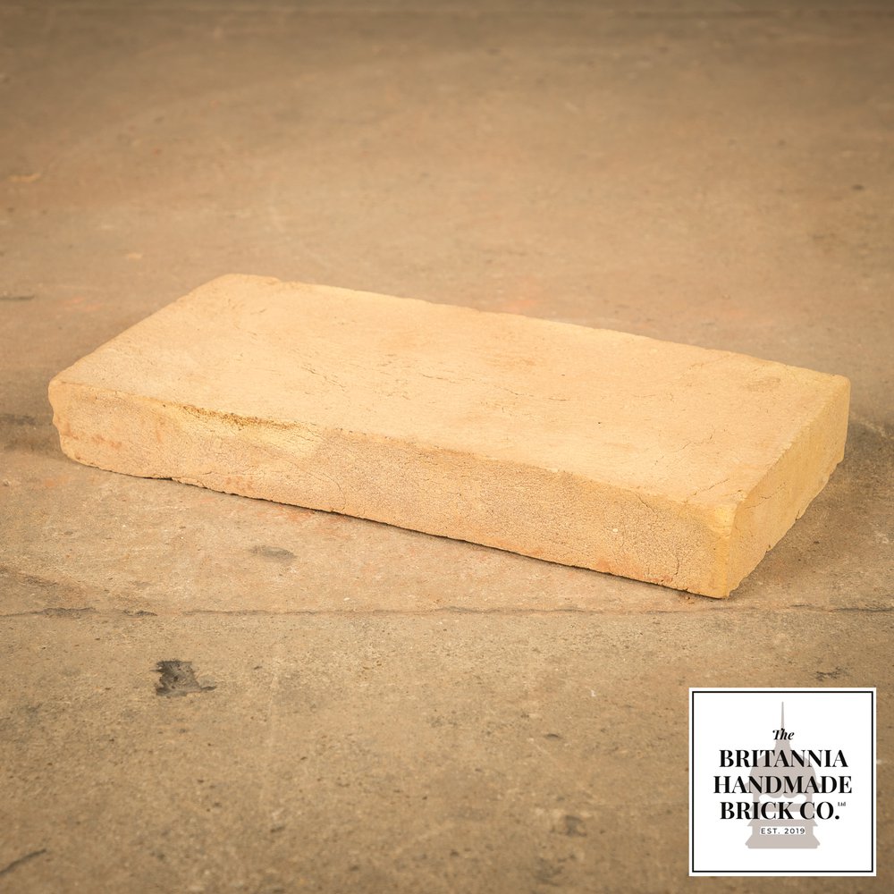 12 x 6" Buff Floor Brick, Period Style Handmade Paver