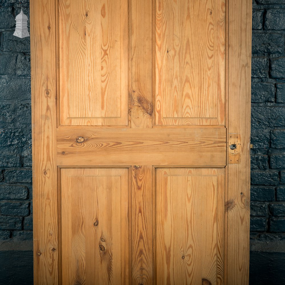 6-Panel Pine Door, Reclaimed