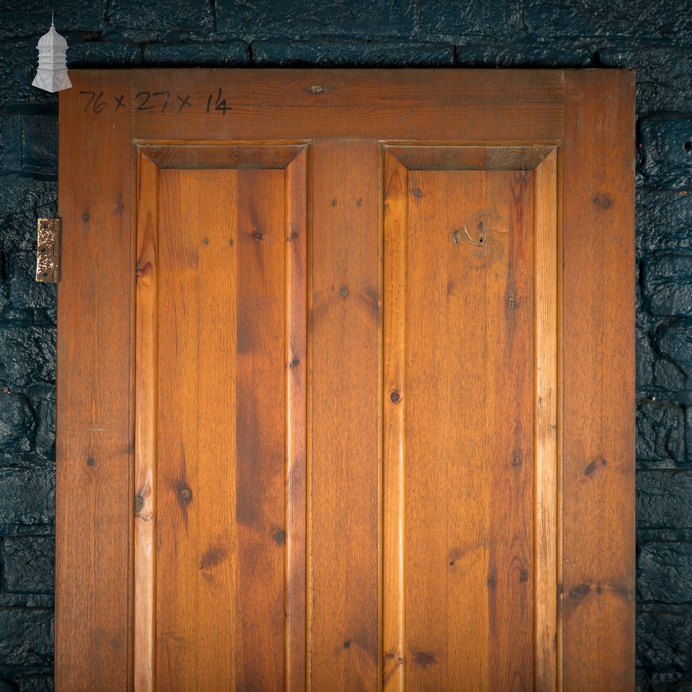 4-Panel Pine Door – Stained Finish