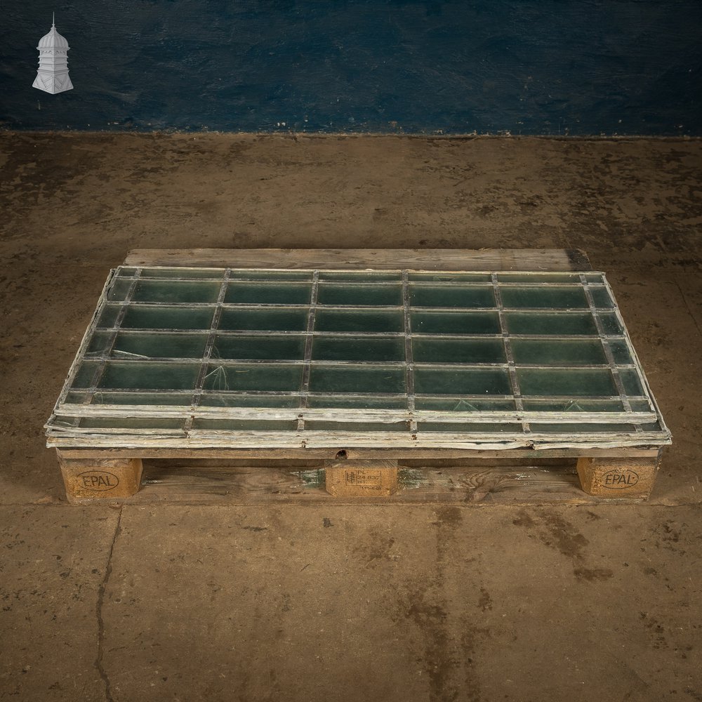 Leaded Glass Panels, Batch of 7