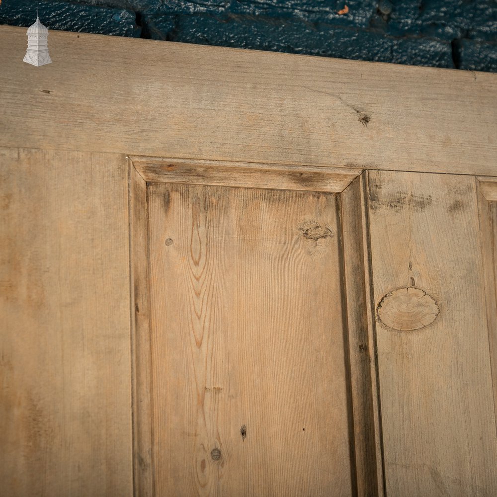 6-Panel Pine Door – Moulded Panels, Rustic Finish