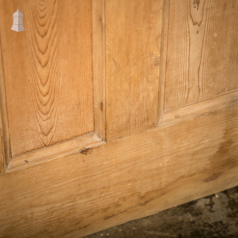 6-Panel Pine Door – Moulded Panels, Rustic Finish