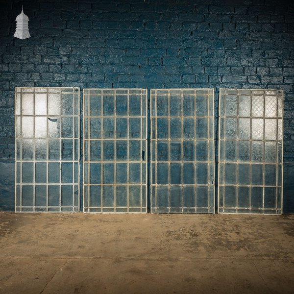 Leaded Glass Panels, Batch of 7