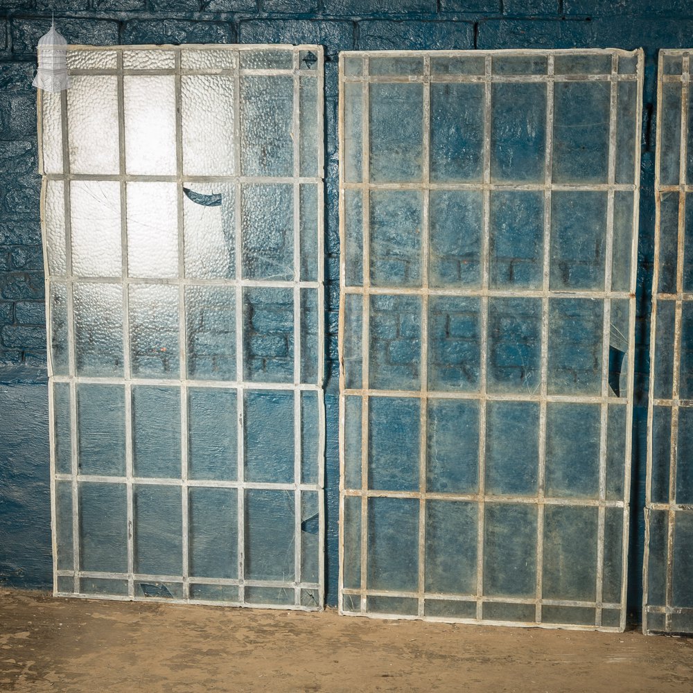 Leaded Glass Panels, Batch of 7