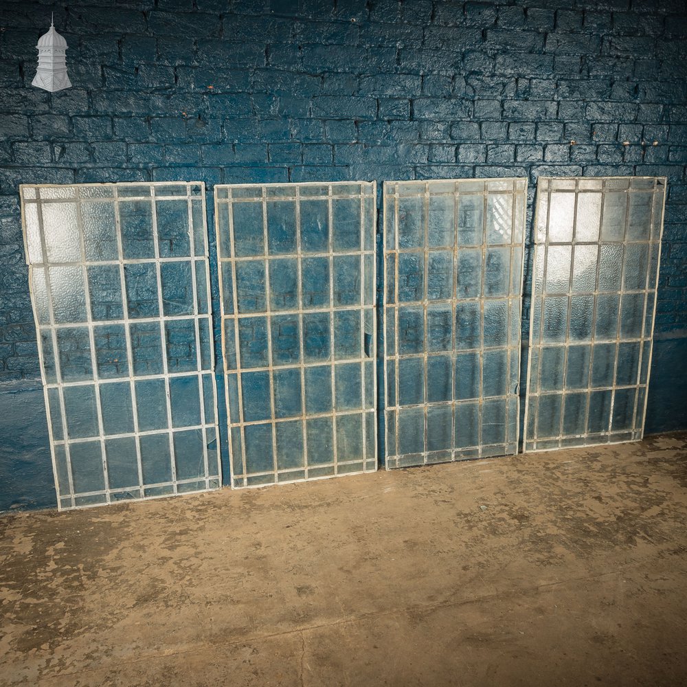 Leaded Glass Panels, Batch of 7