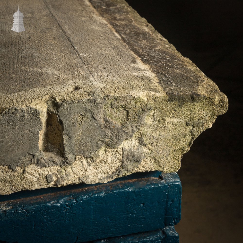 Once-weathered Stone Coping - A Run of 17 Metres