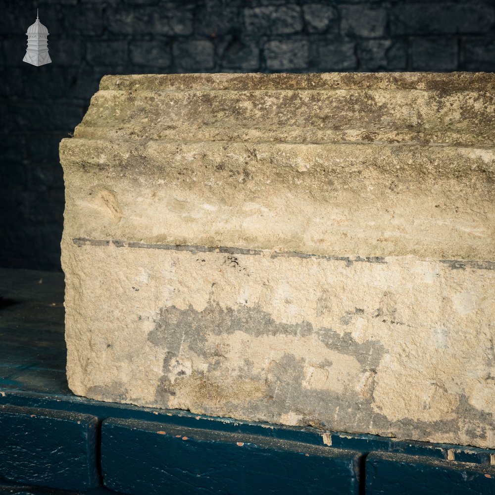 Once-weathered Stone Coping - A Run of 17 Metres