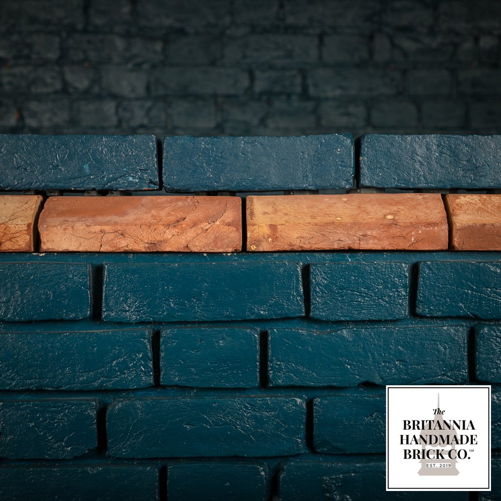 2 1/2" Plinth Stretcher Handmade Red Brick, Period Style Plinth Bricks