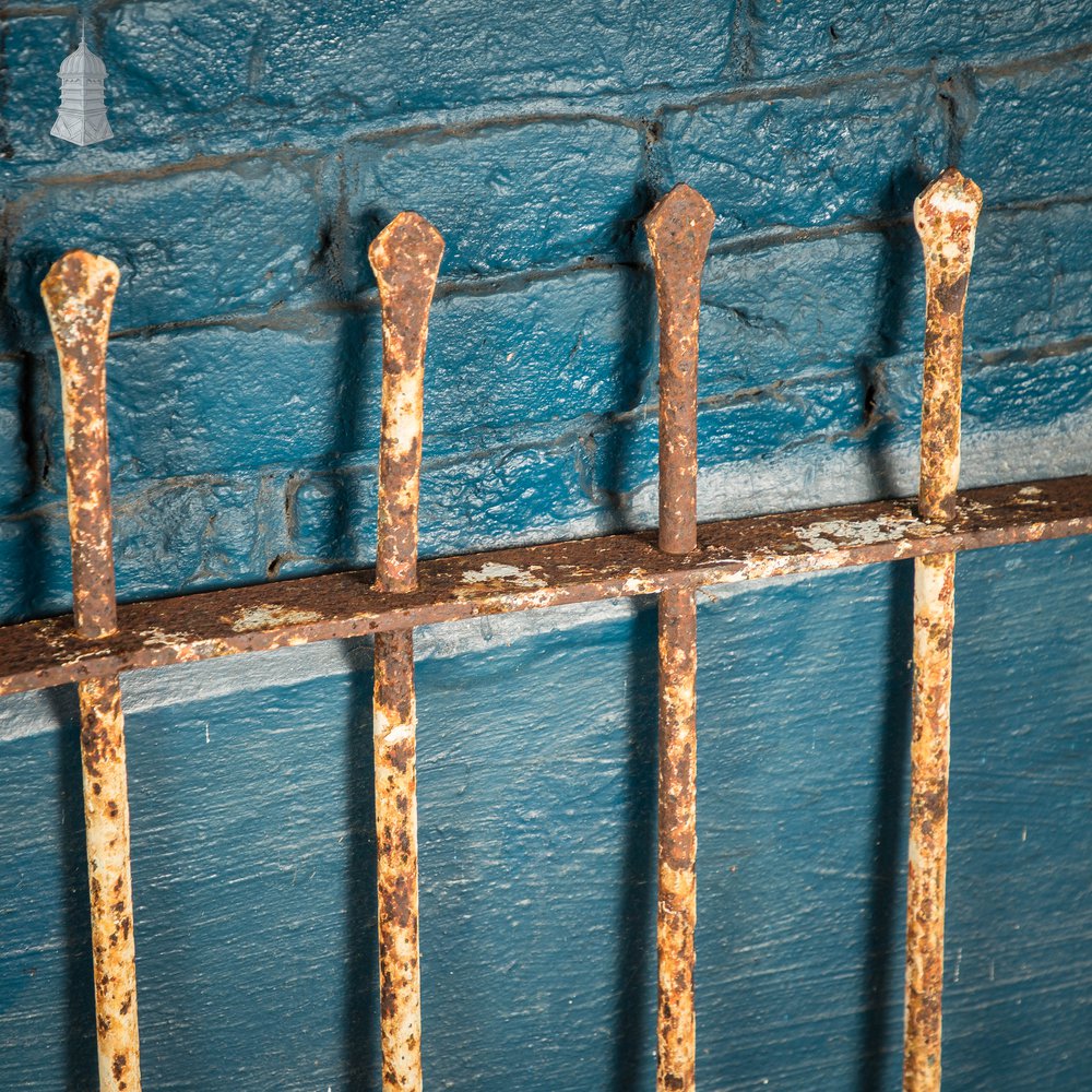Dwarf Wall Railing, Reclaimed Wrought Iron - A run of 6.9M